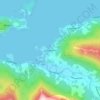 Топографическая карта Uskedalen, высота, рельеф