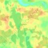 Топографическая карта Briģene, высота, рельеф