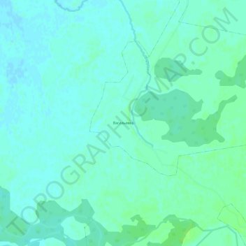 Топографическая карта Васильевка, высота, рельеф