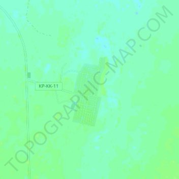 Топографическая карта Карамырза, высота, рельеф