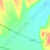 Топографическая карта Киран, высота, рельеф
