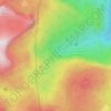 Топографическая карта Скок, высота, рельеф