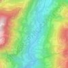 Топографическая карта Sorgente, высота, рельеф