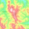 Топографическая карта Zacatipa, высота, рельеф