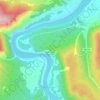 Топографическая карта Здравствуй, Мана!, высота, рельеф