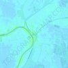 Топографическая карта Albaron, высота, рельеф