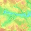 Топографическая карта Коргашино, высота, рельеф
