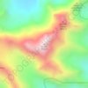 Топографическая карта Архон, высота, рельеф