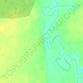 Топографическая карта Малое Бабарыкино, высота, рельеф