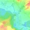 Топографическая карта Гора Любви, высота, рельеф
