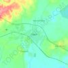 Топографическая карта Рудня, высота, рельеф