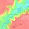 Топографическая карта Красная Слободка, высота, рельеф