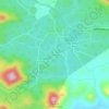 Топографическая карта Areias, высота, рельеф