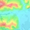 Топографическая карта Ticușu Nou, высота, рельеф