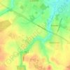 Топографическая карта Бурцево, высота, рельеф