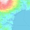 Топографическая карта Duero, высота, рельеф