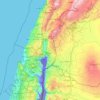 Топографическая карта Golan Heights, высота, рельеф