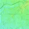 Топографическая карта Kern City, высота, рельеф