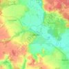 Топографическая карта Ставрово, высота, рельеф