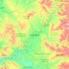 Топографическая карта Huajuapan, высота, рельеф
