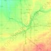 Топографическая карта Flint, высота, рельеф