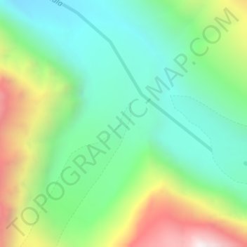 Топографическая карта Danga, высота, рельеф