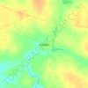Топографическая карта Зарудье, высота, рельеф