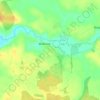 Топографическая карта Майское, высота, рельеф