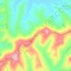 Топографическая карта Rustico, высота, рельеф