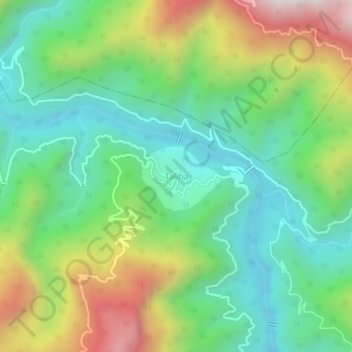 Топографическая карта Taliha, высота, рельеф