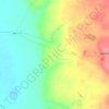 Топографическая карта Сокерино, высота, рельеф