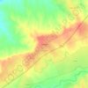 Топографическая карта Бескудук, высота, рельеф