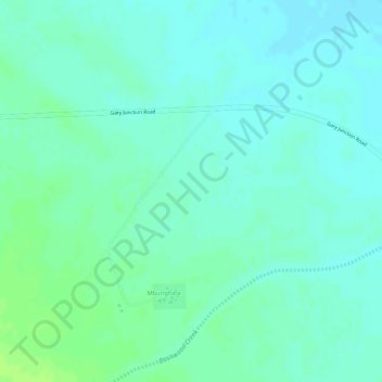 Топографическая карта Mount Zeil, высота, рельеф