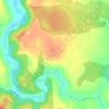 Топографическая карта Громаздово, высота, рельеф
