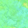 Топографическая карта Melverley Green, высота, рельеф