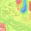 Топографическая карта Горишние Плавни, высота, рельеф