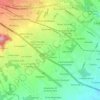 Топографическая карта Fraccionamiento Virginia, высота, рельеф