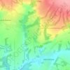 Топографическая карта Светлое Озеро, высота, рельеф
