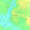 Топографическая карта Коргалжын, высота, рельеф
