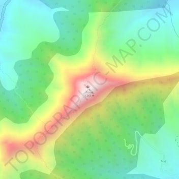 Топографическая карта Torna, высота, рельеф