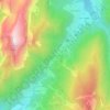 Топографическая карта La Piche, высота, рельеф