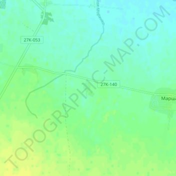 Топографическая карта Наумовка, высота, рельеф
