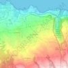 Топографическая карта Los Quevedos, высота, рельеф