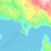Топографическая карта Apex, высота, рельеф