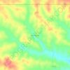 Топографическая карта Warm Springs, высота, рельеф