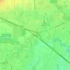 Топографическая карта Cypress, высота, рельеф