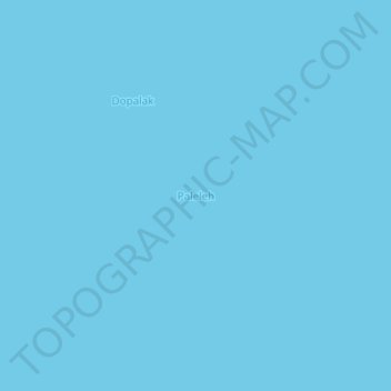 Топографическая карта Paleleh, высота, рельеф