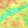 Топографическая карта Введенское, высота, рельеф