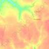 Топографическая карта Юхты, высота, рельеф