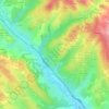 Топографическая карта La Combe, высота, рельеф